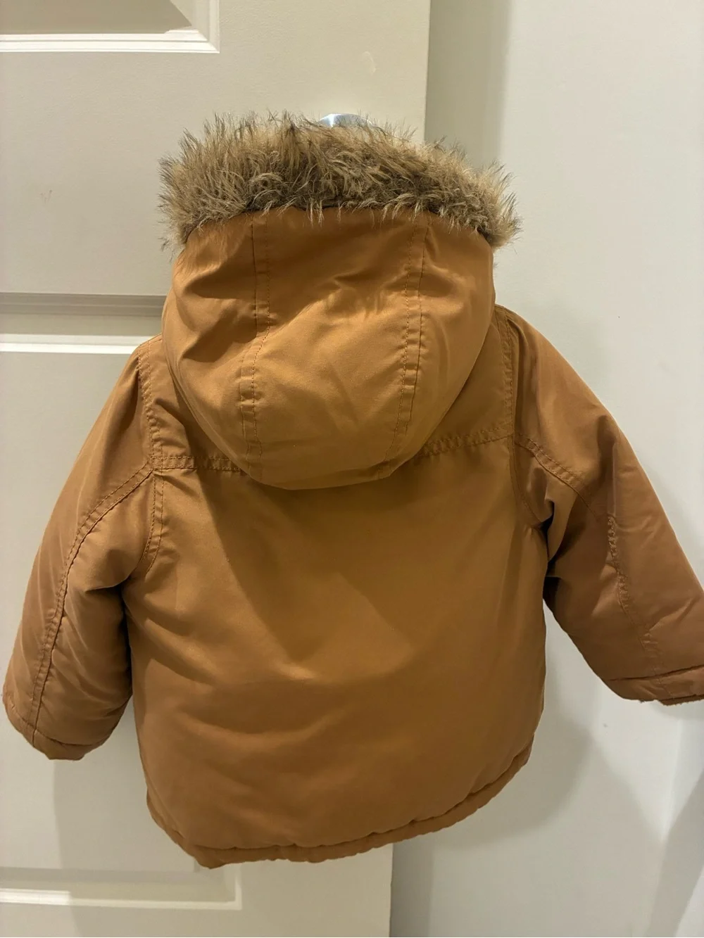 Carter's Kids Hooded Jacket with Faux-Fur Trim